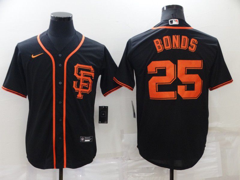 Men San Francisco Giants #25 Bonds Black Game Nike 2022 MLB Jersey->san francisco giants->MLB Jersey